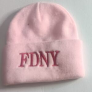 FDNY Pink Knit Cap, O/S